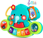 Baby Piano Toy 6 to 12 Months Elephant Light up Music Baby Toys for 0 6 9 12 18