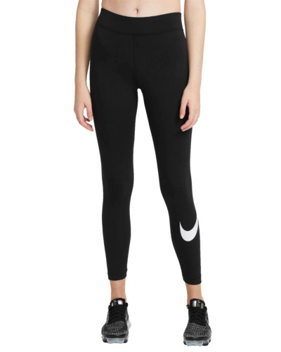 Nike Womens Sportswear Mid-Rise Swoosh Leggings in Black, Diff.Sizes, CZ8530-010