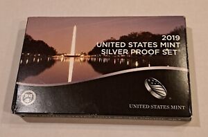 2019 United States Mint SILVER PROOF Set in OGP with COA