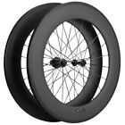 700C 88mm Clincher Carbon Fiber Wheels Bike Wheels Front & Rear Road Wheelset