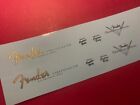 Fender Stratocaster  1954 to 1960 Waterslide Headstock Decal 2 per listing 54/60