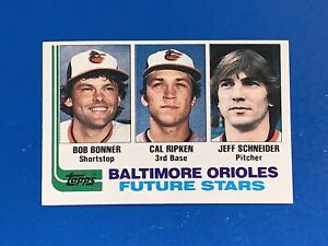 New Listing1982 Topps, Cal Ripken Jr. Rookie Card #21 Baltimore Orioles Set Break