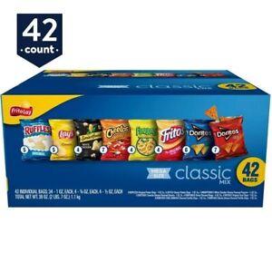 NEW Frito-Lay Snacks Classic Mix Variety Pack, 42 Count