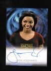 2007 STAR TREK QUOTABLE DS9 LARK VOORHIES AUTOGRAPH (SAVED BY THE BELL - LISA)