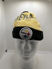 New ListingNew Era NFL Pittsburgh Steelers Beanie Pom Cuffed Knit Hat Black Yellow One size