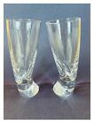 2pcs 5” Whiskey Glasses Crystal Angelo Mangiarotti Colle Kyatos Italy Touch 1970
