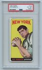 New Listing1965 Topps Football, Joe Namath #122, PSA-6MC, New York Jets