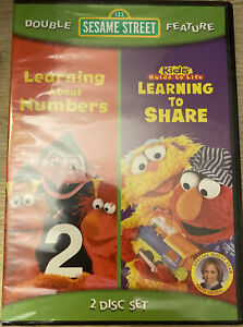 Sesame Street: Learning to Share/Learning About Numbers (DVD, 2008)