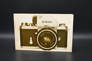 Original Factory Nikon F 1970 SLR Instruction Manual Brochure CHEAP