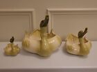 Hull Pottery Duck/ Swan Planters Vintage Set Of Three