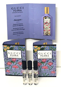 Gucci Flora Gorgeous Magnolia eau de parfum 0.05 fl oz (3 Spray VIALS For WOMAN)