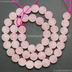 Natural Matte Frosted Gemstone Round Loose Beads 4mm 6mm 8mm 10mm 12mm 15