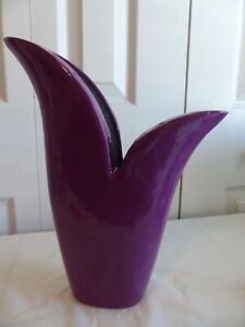 John Richard Red-Violet color Aluminum Tulip Vase