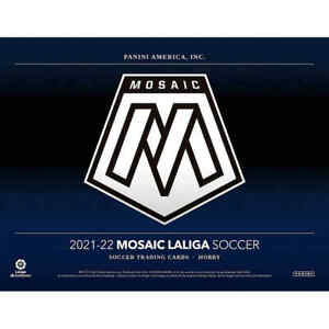 2021-22 Panini Mosaic LaLiga Soccer Hobby BOX FACTORY SEALED 21PASMOSLL