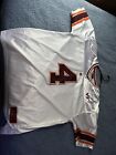 Vintage Stitched Virginia Tech XL White Football Jersey