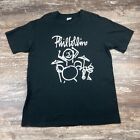 Vintage Phil Collins Genesis Drummer 90s Band T Shirt XL Black Single Stitch USA