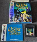 Quest for Camelot (Nintendo Game Boy Color, 1998) Complete In Box CIB