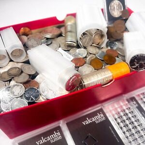 Red Carded Box Mixed Coin Lot (Vintage U.S. Coins) | LIQUIDATION SALE