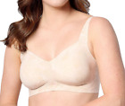 Evelyn & Bobbie Beyond Seamless Wirefree Bra~Large~Champagne/Ginkgo~A587073