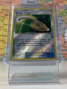 SHIPS SAME DAY Pokemon Card Escape Rope 114/147 Reverse Holo Trainer Item 2017