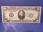 1934C 20 Dollar Federal Reserve Note Regular Green Seal + Serial Number~ **426-4