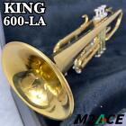 King Trumpet Wind Instrument 600La Mouthpiece With Genuine Hard Case