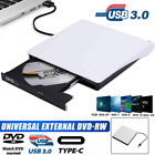 Slim External USB 3.0 CD DVD RW ROM Writer Drive Burner Reader Player PC Laptop