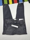 Nicole Miller Womens Skinny Ankle Jeans High Rise Size 10 Washed Black