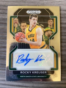 New ListingRocky Kreuser 2022 Prizm Draft Picks Autographed Basketball Card