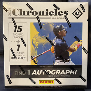 2021 Panini Chronicles Baseball Mega Box Exclusive (Wal Mart) Factory Sealed.