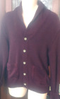 American Rag CIE Men's L Button Up Cardigan Sweater 100% Cotton Shawl Collar