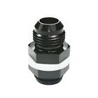 10AN -10 AN AN10 Flare Fuel Cell Bulkhead Fitting With  Washer Black