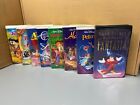 Disney 8x VHS Lot -Black Diamond Jungle Book Bambi Alice Cinderella Fantasia Pan