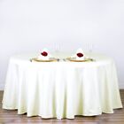 10 Pack 120 Inch ROUND TABLECLOTHS Wedding Decorations Party Table Covers