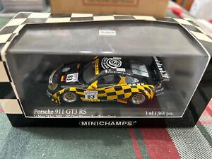 1/43 Minichamps Porsche 911 GT3 RS 2001 24 Hours LeMans car #83 Limited 1/1968