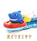 Boat Racer Buddy, Finger Puppet 3-in-1 Pull 'n Go Baby Toddler Bath Toy- Shark