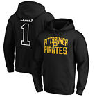 Men's Fanatics Branded Black Pittsburgh Pirates Father's Day #1 Dad Pullover