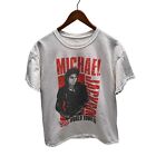 Men’s Michael Jackson Bad Tour T Shirt 1988 Reprint Sz Large Y2