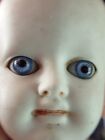 Creepy Two Face Antique Bisque Doll Head 2 3/4