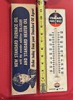 Vintage Standard Fuel Oils Advertising Thermometer ~ With Box