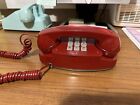 MCM Vintage Red Phone - 2702BMG Western Electric Touch-Tone Princess Telephone