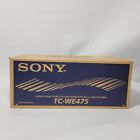 Sony TC-WE475 Dual Cassette Deck Vintage Tape Recorder HiFi Stereo Dolby SEALED