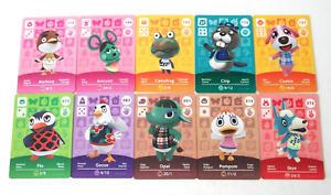 Animal Crossing amiibo European Cards Lot 10 HP Cookie Skye Pompom Chip EU Card