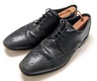 Florsheim Castellano Wgox Wingtip Black Leather Oxfords Mens Size 9.5D 14137-001