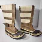 SOREL Helen of Tundra Il Women Size 7 Waterproof Winter Snow Boots Leather