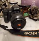 Sony Alpha a200 DSLR Camera W/AF 18-55mm Zoom Lens