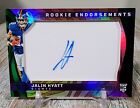 New Listing2023 Illusions Rookie Endorsements Jalin Hyatt On-Card Auto/50 RC NY Giants
