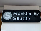 NY NYC SUBWAY ROLL SIGN R30 ROUTE S FRANKLIN AVE SHUTTLE BROOKLYN PROSPECT PARK