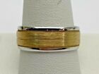Frederick Goldman Alloy Grooved Band Size 10 -   14K Over Alloy  6.4 Grams