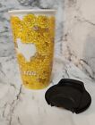 Starbucks 2016 Yellow Rose of Texas Tumbler Ceramic Travel Cup Mug 10 fl oz